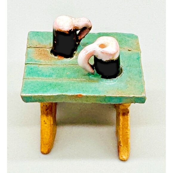 Vintage Redware Polka Band Musician Figurines Beer Tuba Trumpet Accordion Czech - Picture 10 of 16